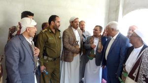 وزير العدل يطلع على سير العمل بمحكمة العدين الابتدائية بمحافظة إب