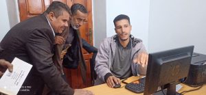 تدشين مشروع الربط الشبكي والتقييم المالي في مركز الأمومة والطفولة بمدينة البيضاء
