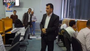 وزير الصحة يطلع على سير الامتحان الكتابي للزمالة العربية في طب الباطنة