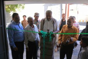 افتتاح مشروع ترميم وإعادة تأهيل مدرسة خالد بن الوليد في مديرية الحوك بالحديدة