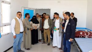 البخيتي يطلع على مستوى الخدمات في مستشفى السعادة للصحة النفسية بمدينة ذمار