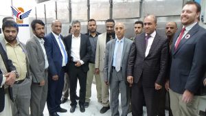 المحامي العام ورئيس هيئة مستشفى الثورة بالأمانة يفتتحان مشرحة الطب الشرعي