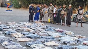 وحدة العلماء والمتعلمين بإب تدشن توزيع الملابس الشتوية للمرابطين في الجبهات
