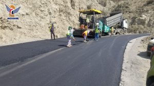 الاطلاع على أعمال مشروع إعادة تأهيل عقبة الأمان بمحافظة حجة