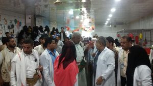 افتتاح قسم علاج الشلل الدماغي بهيئة مستشفى الثورة في الحديدة