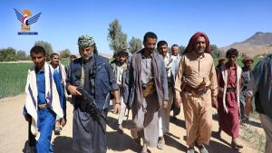 وكيل وزارة الزراعة يتفقد مزارع القطاع الحكومي لإكثار البذور في الجوف