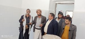 تفقد سير العمل في مشروع ترميم مبنى إنشاء فرع المختبر المركزي بالبيضاء