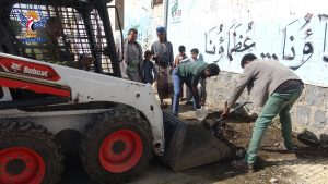 تدشين حملة نظافة واسعة بمحافظة حجة استعداداً لاستقبال شهر رمضان