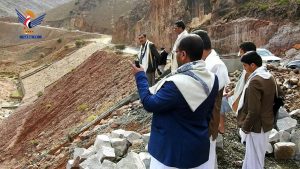 الاطلاع على مستوى الإنجاز في مشروع سد الجرفين و سير العمل بمستشفى حيدان الريفي