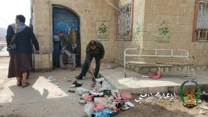 شرطة محافظة صعدة تُدشن حملة نظافة واسعة