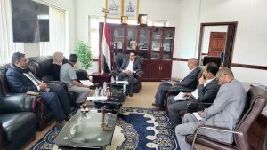 وزير المياه والبيئة يبحث مع رئيس بعثة منظمة أنتر سوس مجالات التعاون