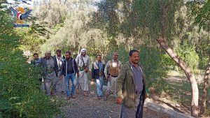 القائم بأعمال محافظ تعز يزور حديقة 21 سبتمبر في الحوبان