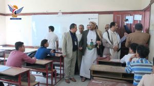 المساوى يدشن اختبارات الثانوية العامة بمحافظة تعز