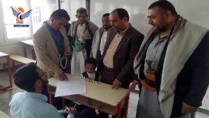وكيل وزارة التربية يتفقد اختبارات الثانوية العامة بحجة