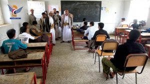جعمان يدشن اختبارات الشهادة الاساسية العامة في عمران