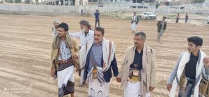المحافظ إدريس يتفقد سير العمل في إعادة تأهيل المشتل الزراعي المركزي بمدينة البيضاء