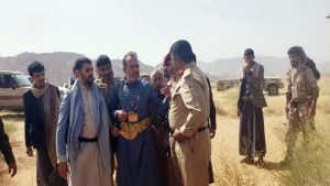 الاطلاع على أحوال المرابطين بجبهة الرملة جنوبي مدينة مأرب