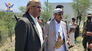عضو السياسي الأعلى السامعي يدشن العمل بالمرحلة الثالثة لإعادة تأهيل مشتل ورزان بتعز