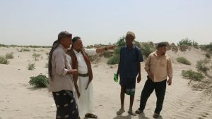 تفقد سير العمل في مشروعي تحويل مجرى مياه السيول في وادي مور وتأهيل المسلخ المركزي بالحديدة 