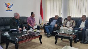 وزير الزراعة يلتقي بصنعاء ممثلي منظمة الٲغذية والزراعة (الفاو)