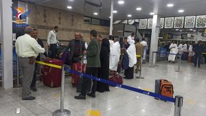 الفوج‌ الثالث من ضيوف الرحمن يتوجه إلى الديار المقدسة عبر مطار صنعاء