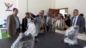 قطينة والزيكم والهطفي يتفقدون سير العملية التعليمية والأكاديمية في جامعة المحويت