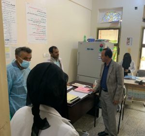 مدير مكتب الصحة بريمة يطلع على مستوى الخدمات الطبية بمديرية مزهر
