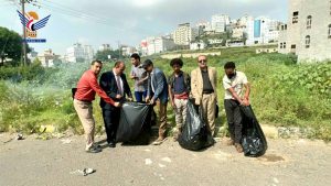 تدشين حملة نظافة شاملة بجامعة إب