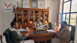 ​مناقشة التعاون بين مكتب الصحة بالجوف ودائرة الخدمات الطبية العسكرية