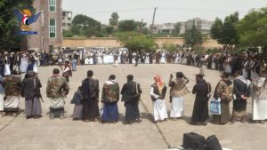 أبناء مديرية حبيش بإب ينظمون فعالية بذكرى عاشوراء وينددون بجريمة إحراق القرآن
