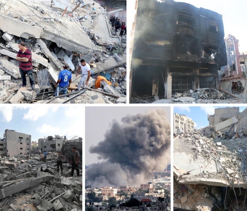 سقوط العشرات بين شهيد وجريح في مواصلة العدوان الصهيوني على غزة لليوم 24 على التوالي