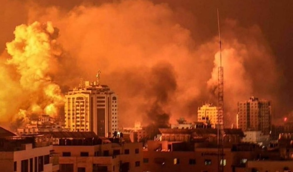 العدو الصهيوني يشن غارات على غزة هي الأعنف منذ بدء عدوانه على القطاع