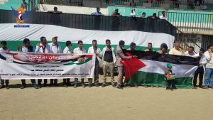 حجة..القطاع الصحي يؤكد دعمه لطوفان الأقصى ويندد بجرائم الكيان الصهيوني