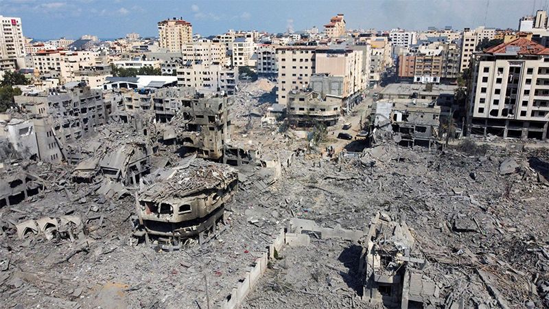 العدو الصهيوني دمّر آلاف الوحدات السكنية في غزة