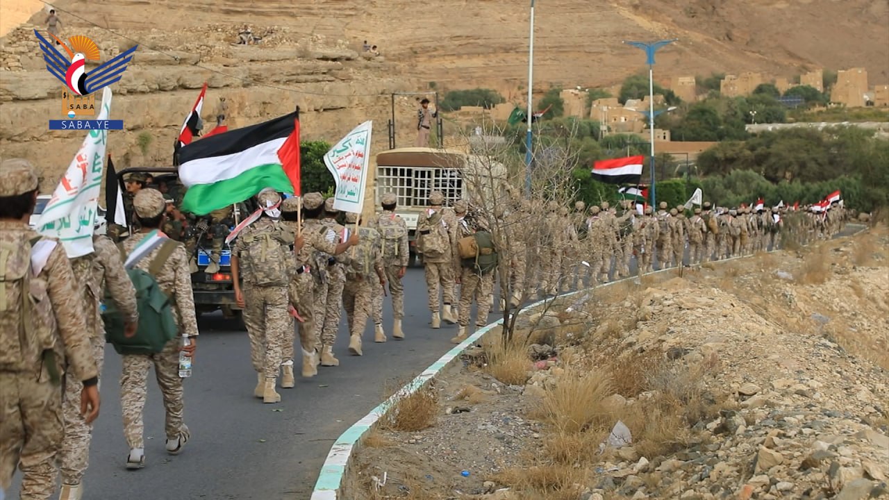قوات الاحتياط التابعة لحرس الحدود تنفذ مسيرا تعبيرا عن الجهوزية لمواجهة الكيان الصهيوني