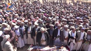 تشييع جثمان فقيد الوطن الشيخ محمد صالح القصير في أرحب بصنعاء