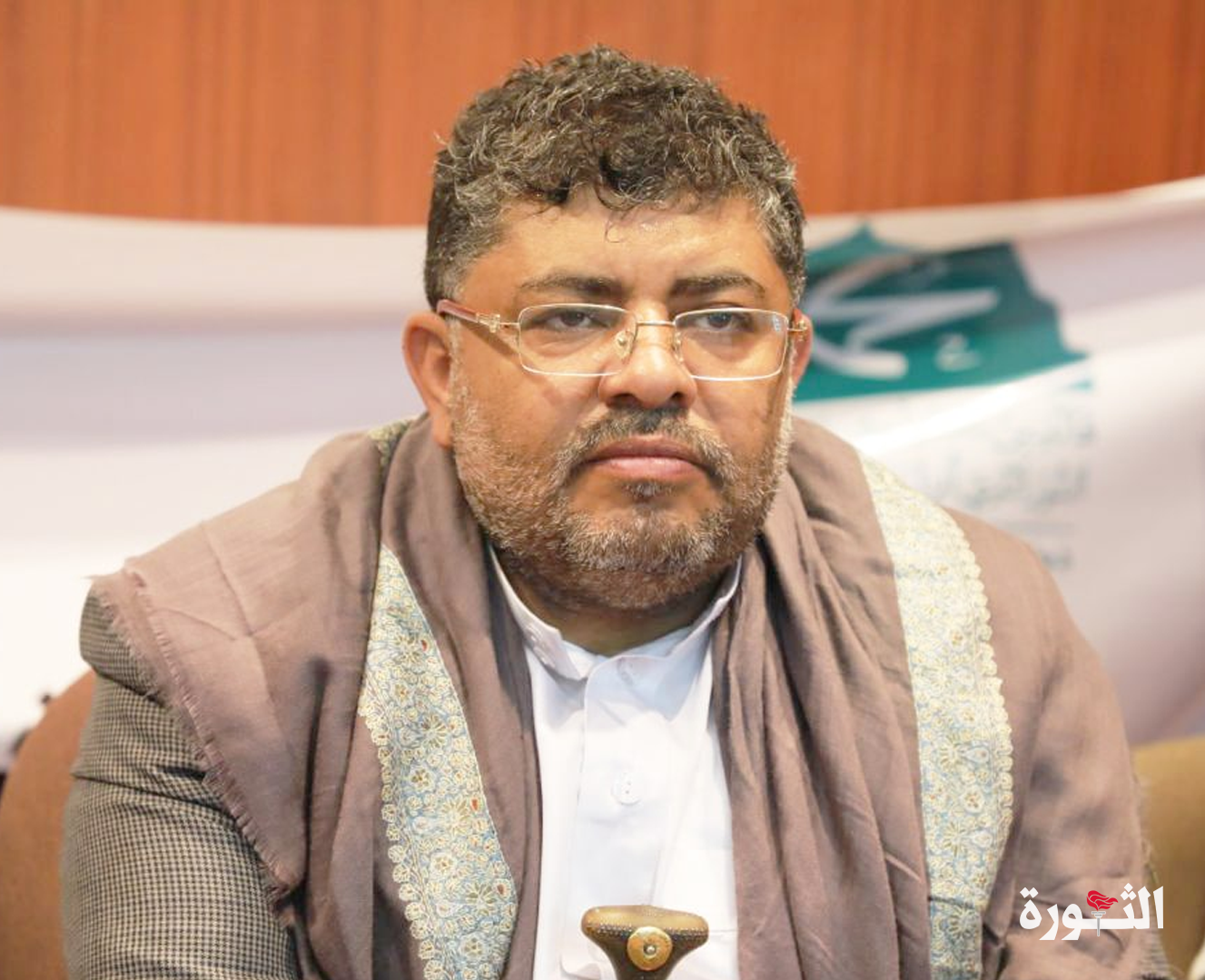 محمد علي الحوثي يعزي في وفاة الحاج حمود بن يحيى أحمد البشة