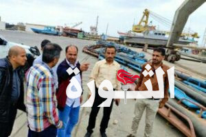 الاطلاع على سير تطبيق إجراءات الاحتساب الجمركي لكميات الوقود المستورد بمنشآت النفط بالحديدة 