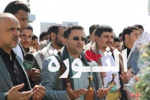 قيادة اللجنة الوطنية لشؤون الأسرى تزور ضريح الشهيد الرئيس صالح الصماد