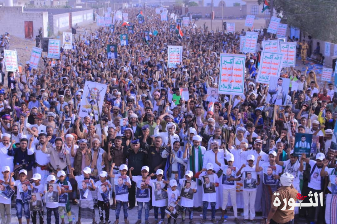 الحديدة.. مسيرات مليونية تأكيدا على الثبات مع غزة حتى تحقيق النصر