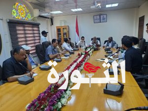 مناقشة الجوانب المتعلقة ببرامج التعبئة العامة والتحشيد والتهيئة لشهر رمضان بالحديدة