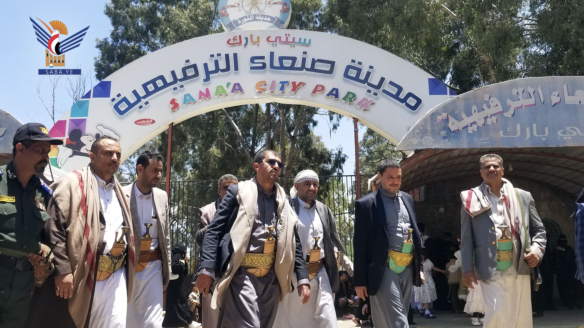 وكيل وزارة السياحة يتفقد حديقة مدينة صنعاء الترفيهية بمجمع حديقة الثورة
