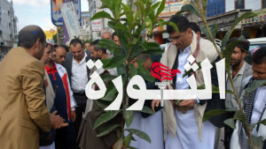 الدكتور أبو لحوم يدشن مشاريع التحسين للمظهر الجمالي بمحافظة إب