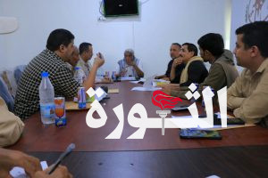 مناقشة مستوى تنفيذ مشاريع وحدة تمويل المبادرات الزراعية والسمكية بالحديدة 