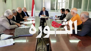 اجتماع للجنة المناقصات بوزارة الأشغال العامة والطرق