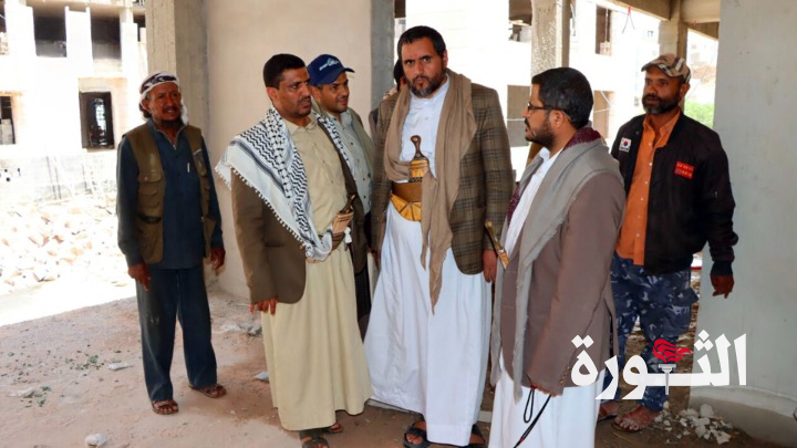 الصوفي والهادي يتفقدان مشروع مبنى المجمع الحكومي لمحافظة صنعاء