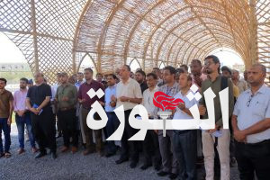 قيادة وموظفو مؤسسة موانئ البحر الأحمر يزورون معرض الشهيد القائد بمدينة الحديدة