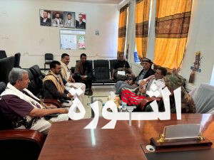 مناقشة الوضع التمويني لمادة الغاز بمحافظة البيضاء