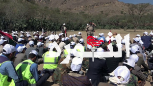 أبناء مديرية صنعاء الجديدة ينفذون مناورة عسكرية ضمن أنشطة الحشد والتعبئة الشعبية