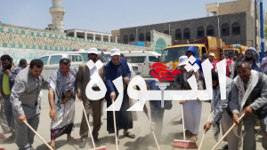 الصوفي يدشن حملة نظافة عامة ورفع الوعي الصحي بحجة